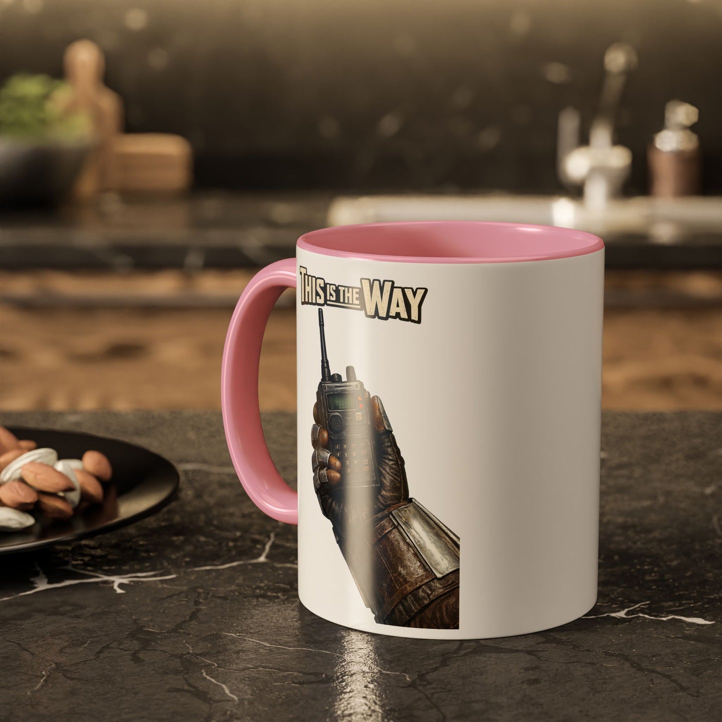 This Is The Way Mug — Mandalorian Radio Hand Coffee Cup (11oz & 15oz)