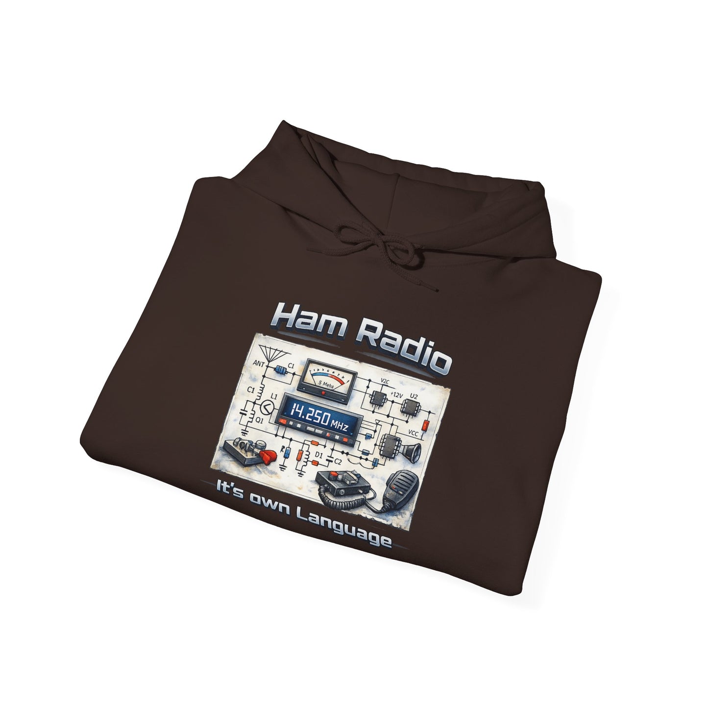 "Ham Radio: It's Our Language" Pullover for Amateur Radio Enthusiasts