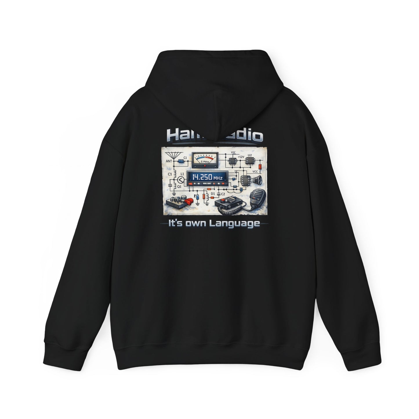 "Ham Radio: It's Our Language" Pullover for Amateur Radio Enthusiasts