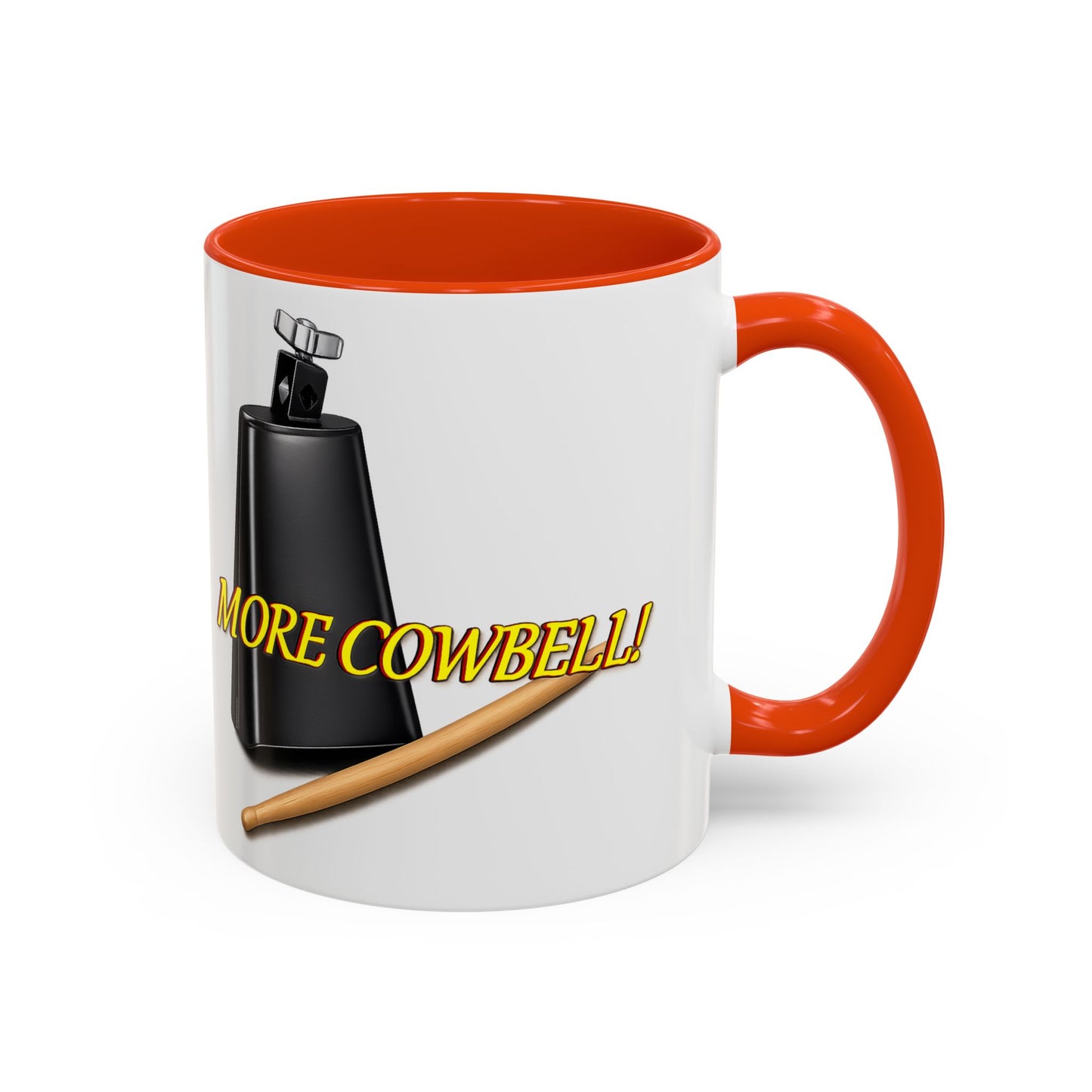 More Cowbell Mug — Funny Cowbell Coffee Cup (11oz/15oz)