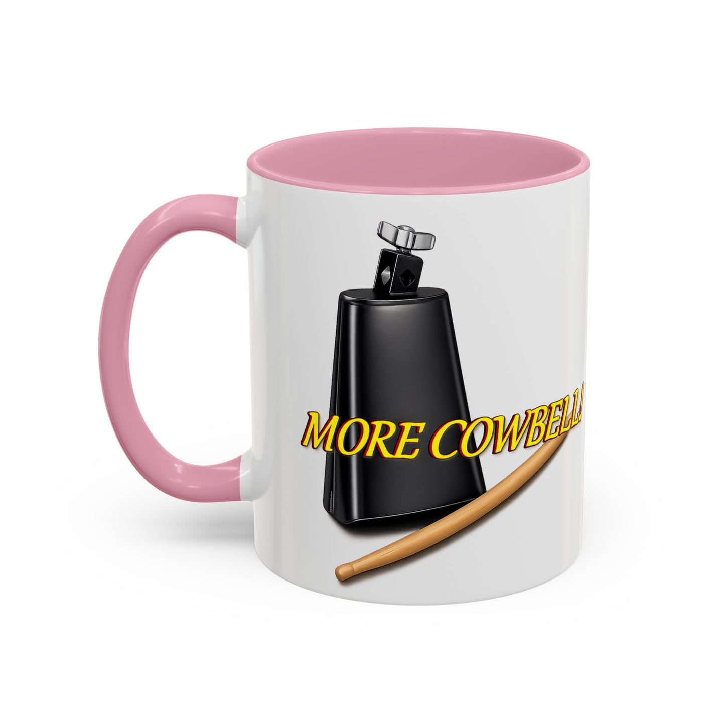 More Cowbell Mug — Funny Cowbell Coffee Cup (11oz/15oz)
