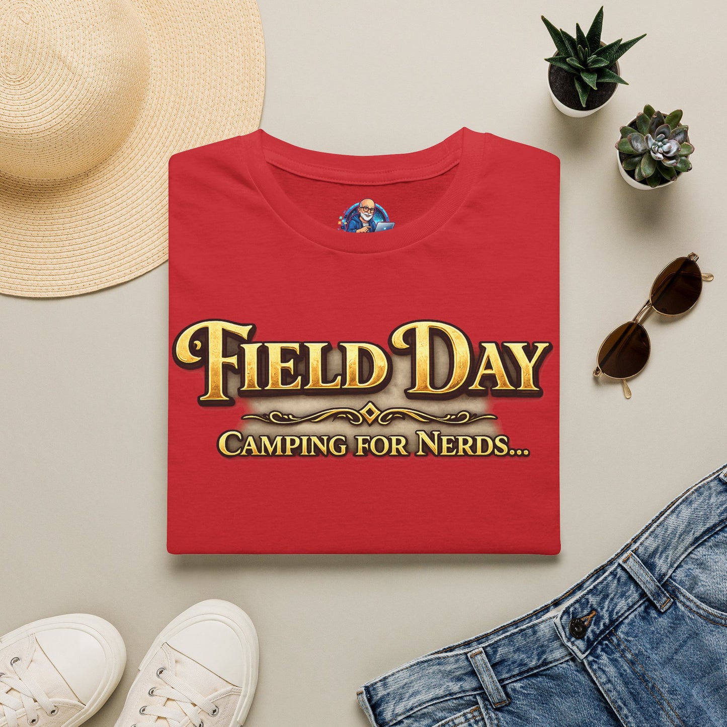 Field Day Camping for Nerds - Tee