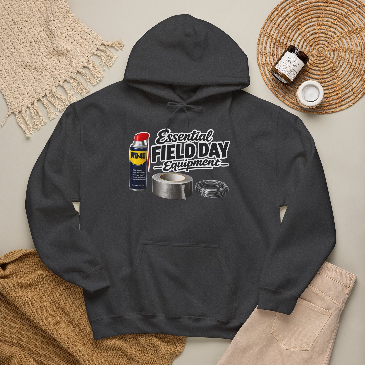 Essential Field Day Equipment Hoodie — Funny Field Day Sweatshirt