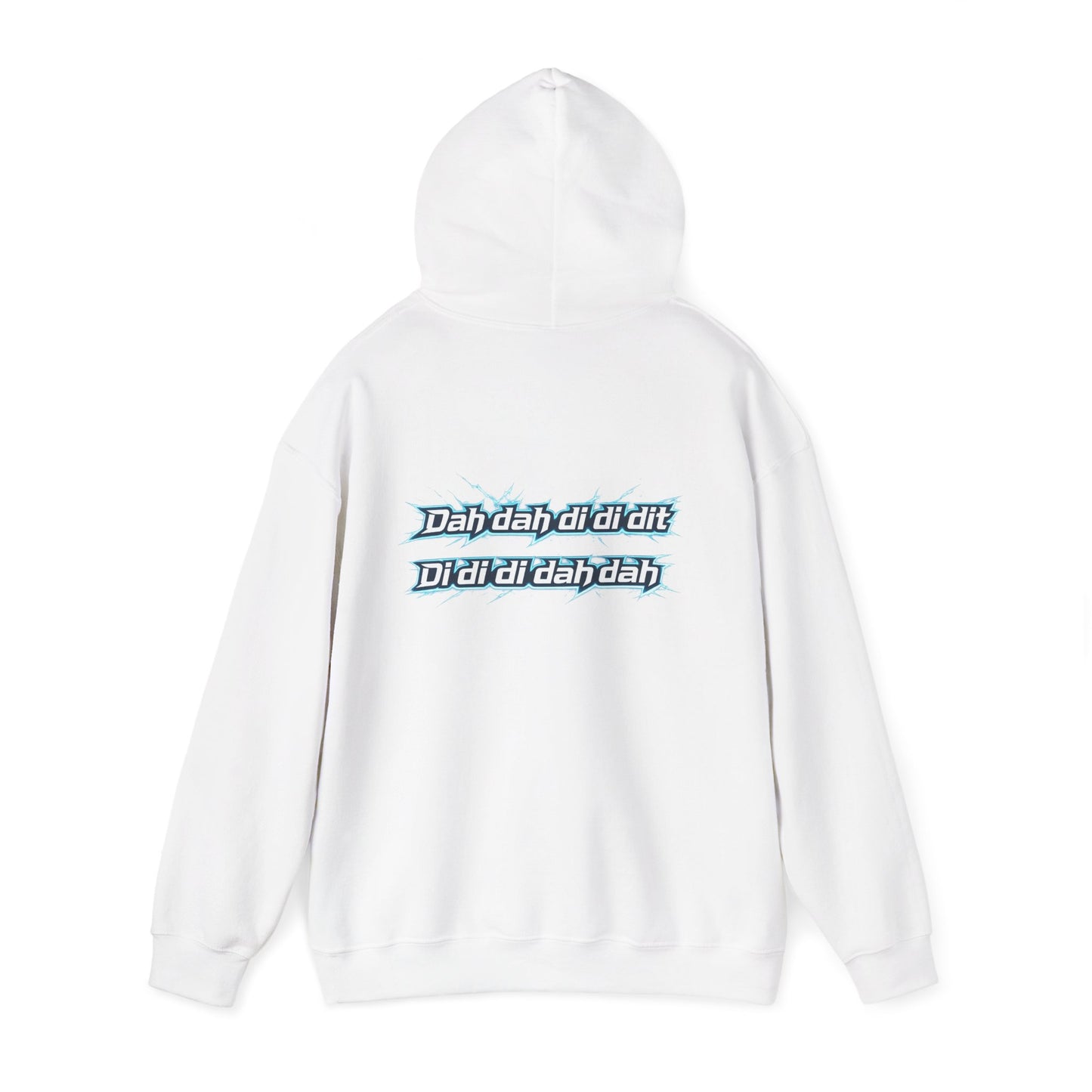 Lyric Bubble Hoodie — 'Dah di dah di dit / Dah dah di dah' Retro Text Sweatshirt