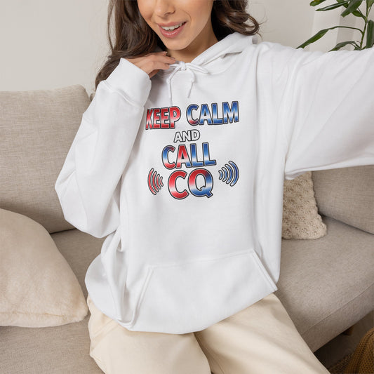 Keep Calm and Call CQ Hoodie — Amateur Radio Ham Radio Pullover