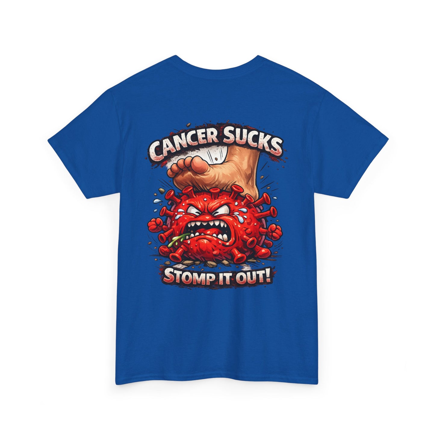Cancer Sucks Tee — Stomp It Out Cancer Awareness T-Shirt