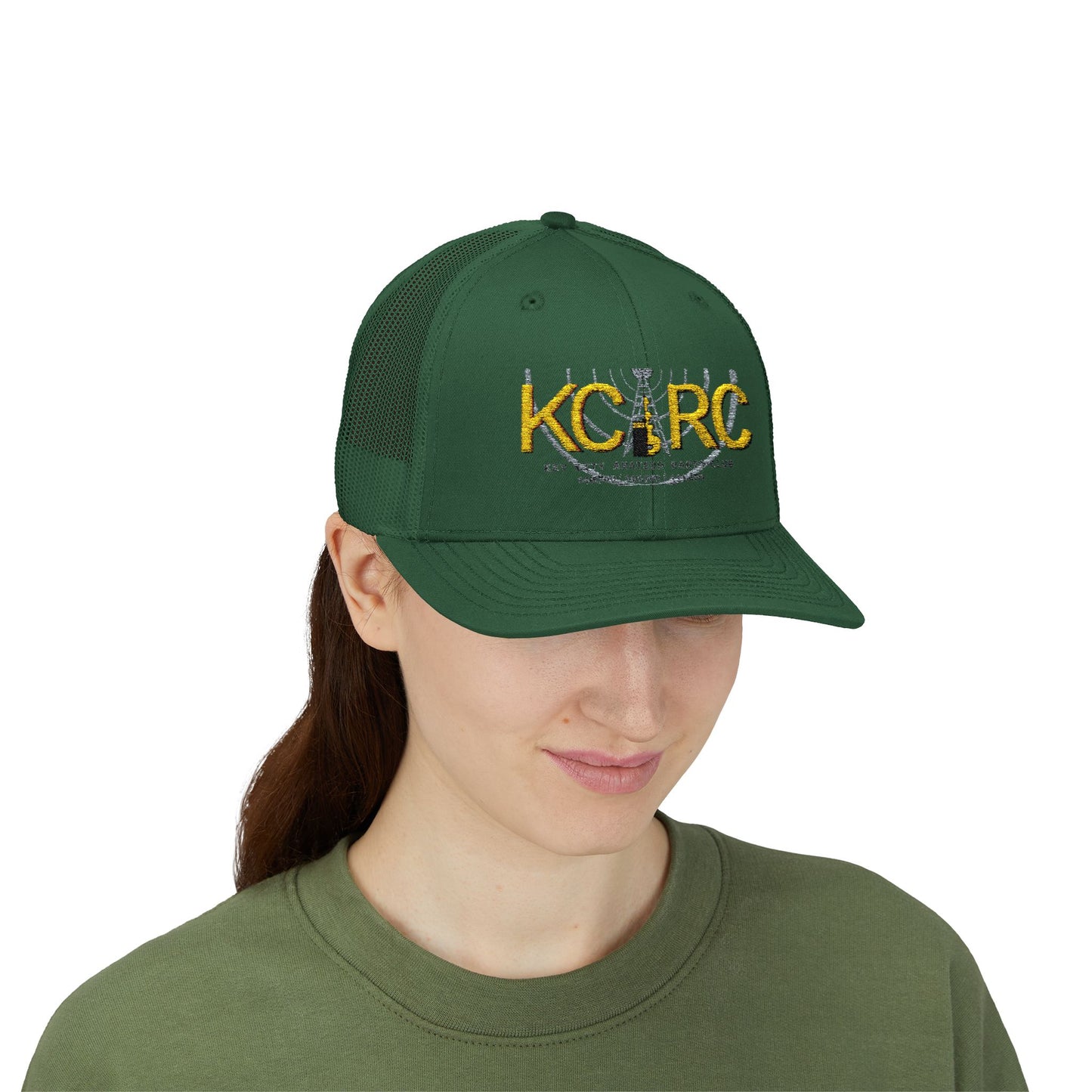 KCARC Embroidered Trucker Hat — Key City Amateur Radio Club Snapback