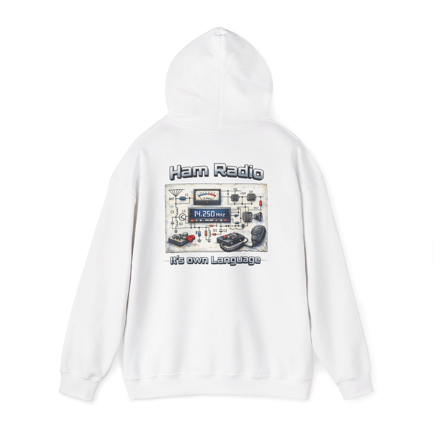 "Ham Radio: It's Our Language" Pullover for Amateur Radio Enthusiasts