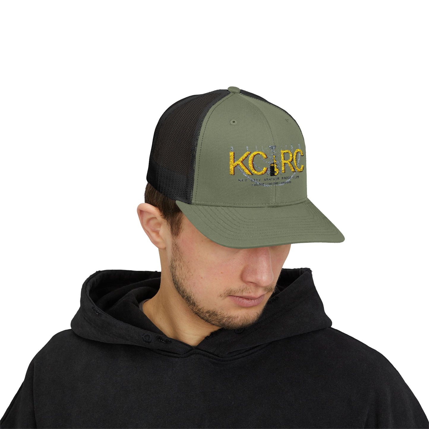 KCARC Embroidered Trucker Hat — Key City Amateur Radio Club Snapback
