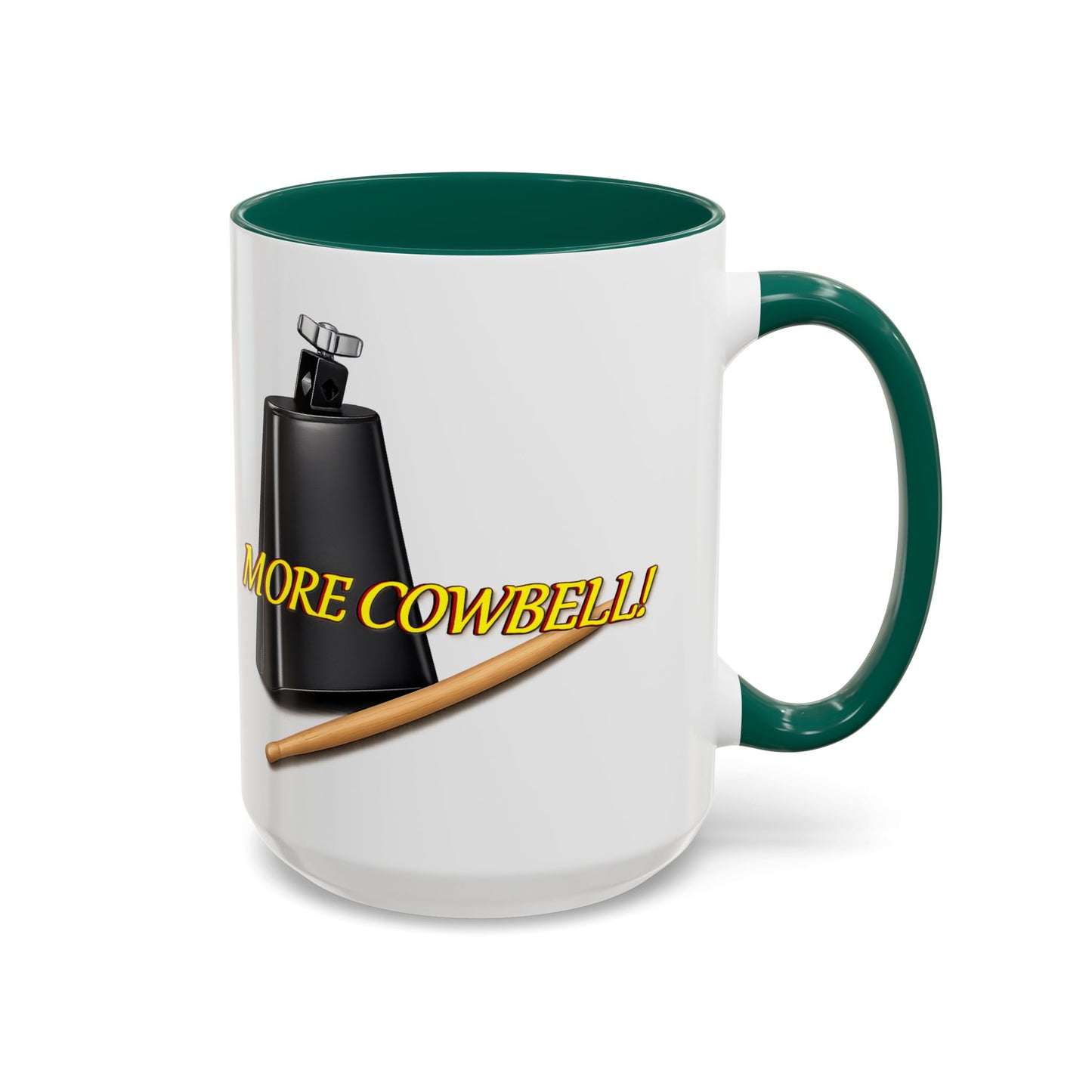 More Cowbell Mug — Funny Cowbell Coffee Cup (11oz/15oz)