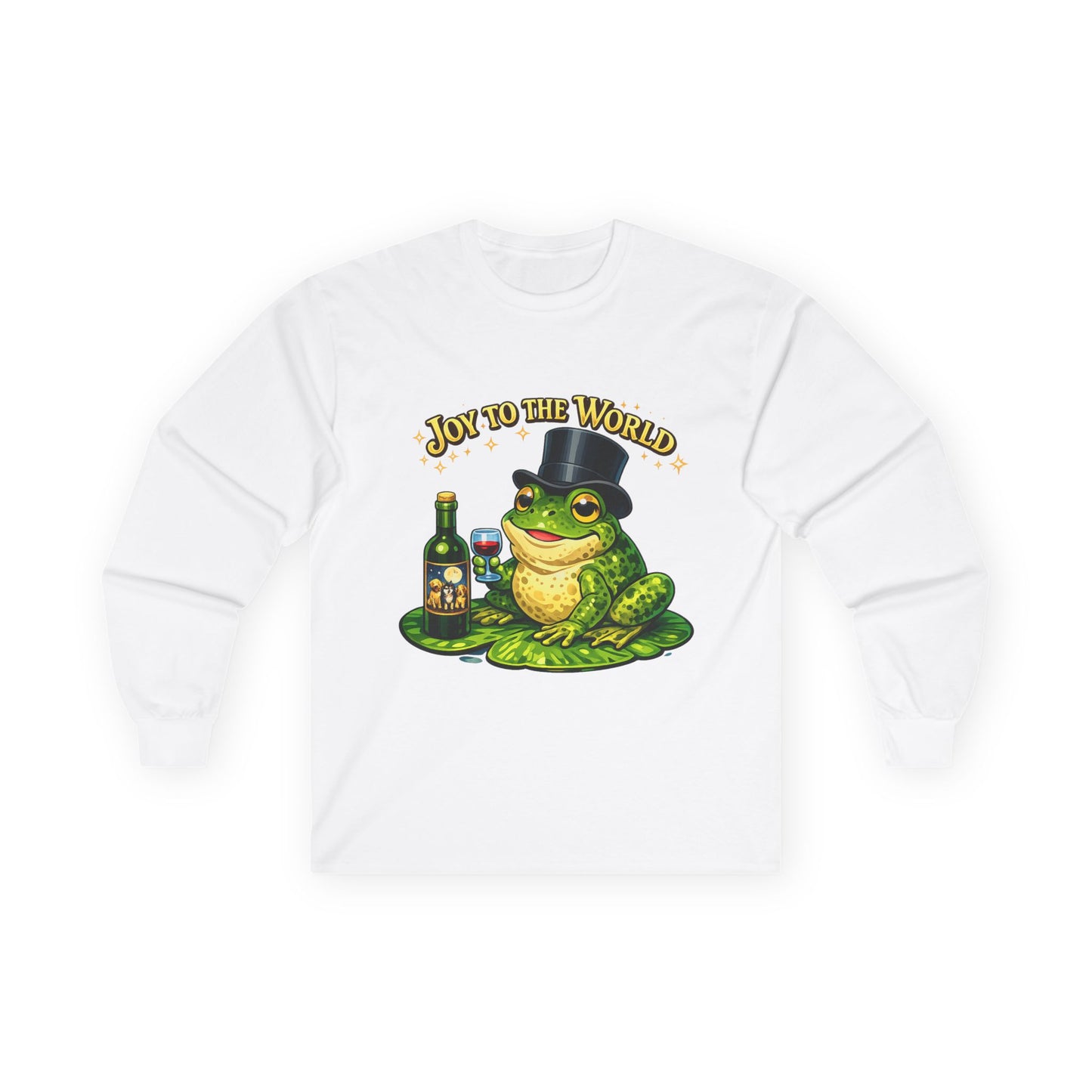 Joy to the World Frog Long Sleeve Tee