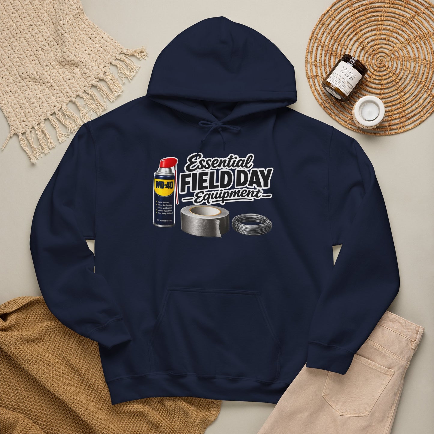 Essential Field Day Equipment Hoodie — Funny Field Day Sweatshirt