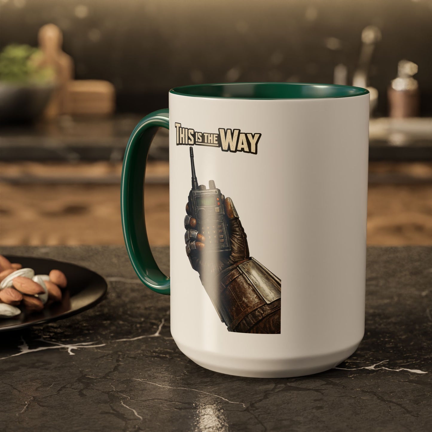 This Is The Way Mug — Mandalorian Radio Hand Coffee Cup (11oz & 15oz)