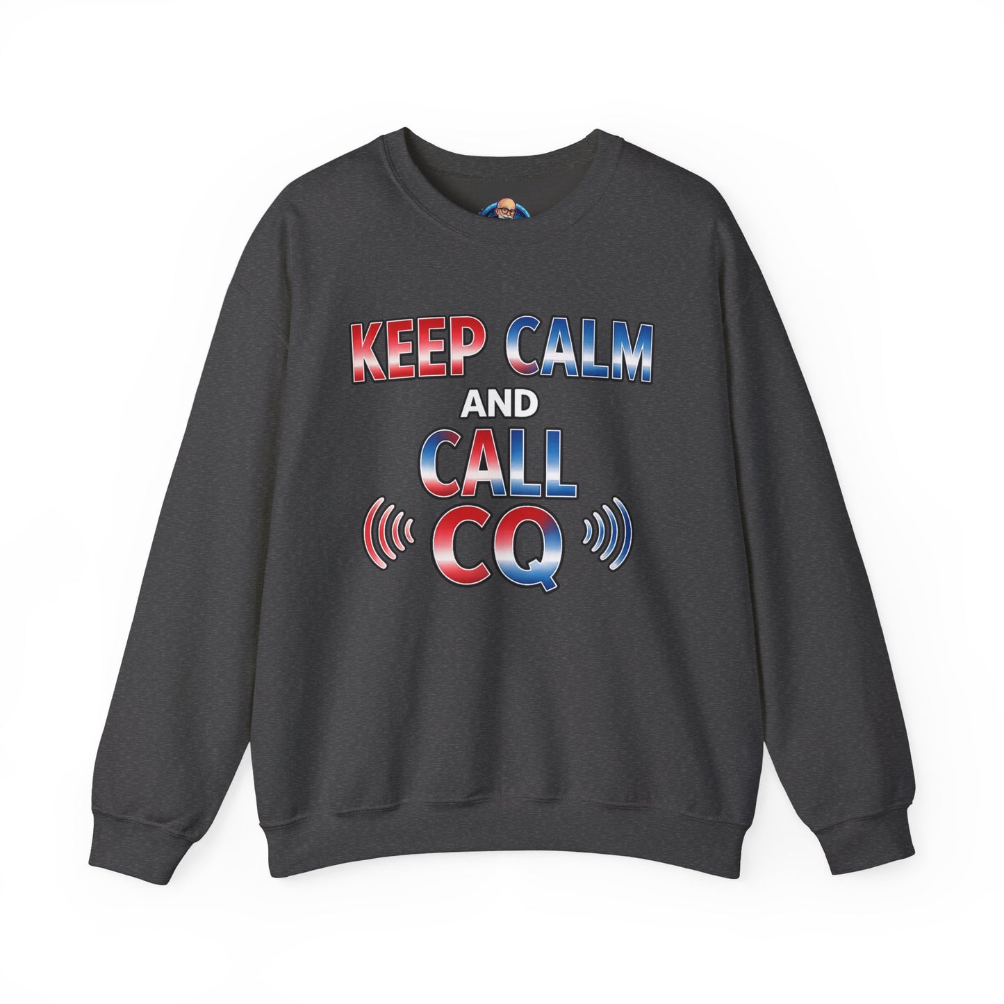 "Keep Calm and Call CQ" Patriotic Radio Operator Tee