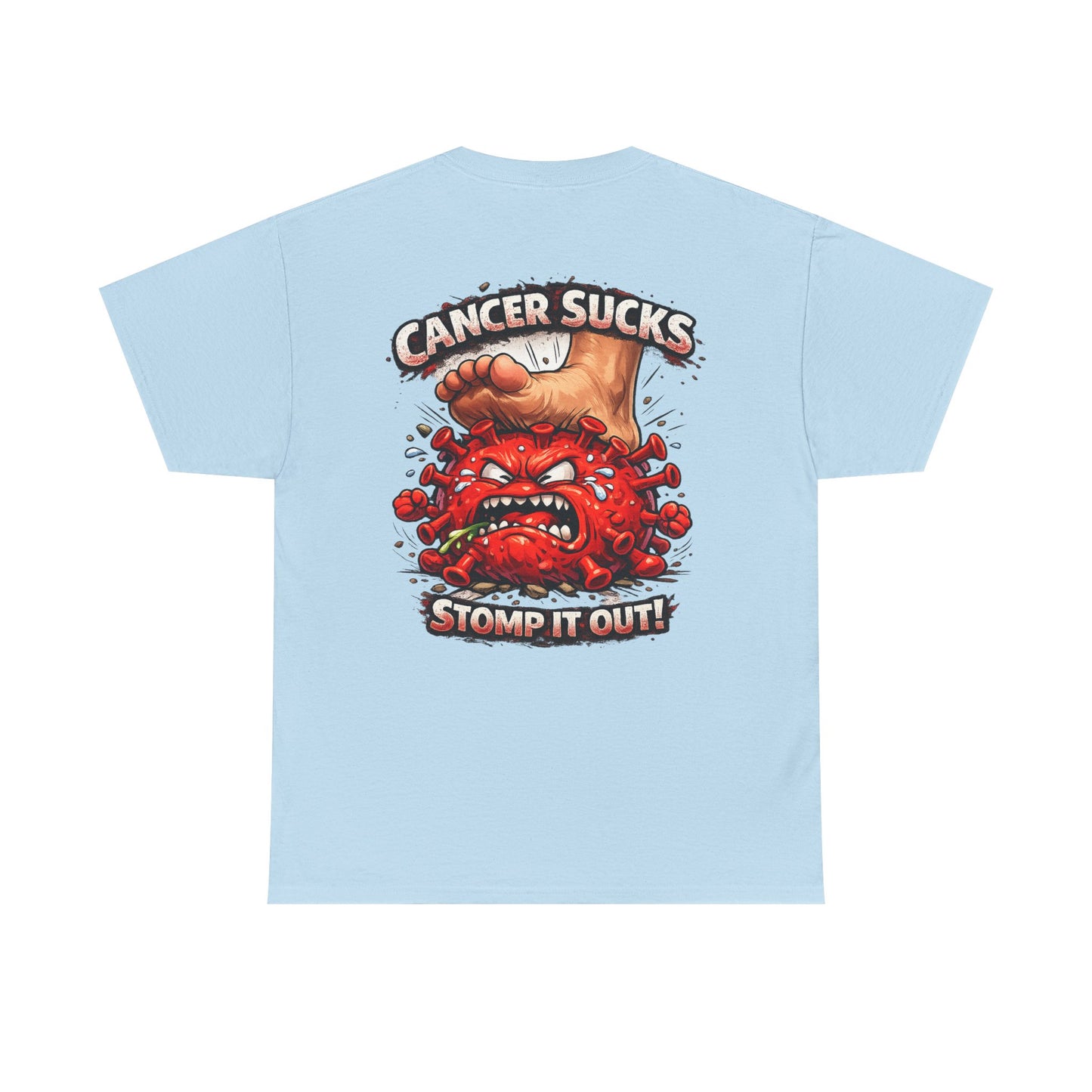 Cancer Sucks Tee — Stomp It Out Cancer Awareness T-Shirt