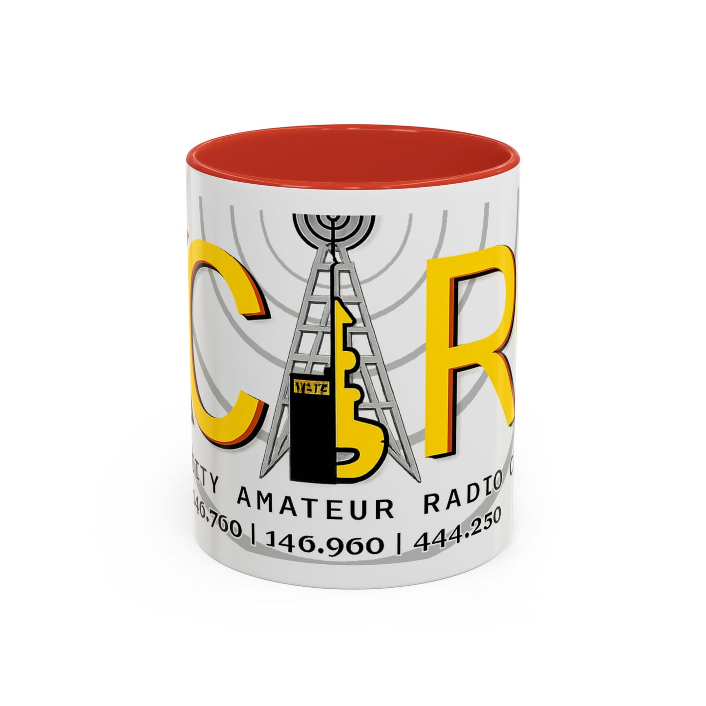 Key City Amateur Radio Club Accent Coffee Mug – Ham Radio Tower Logo (11oz & 15oz)
