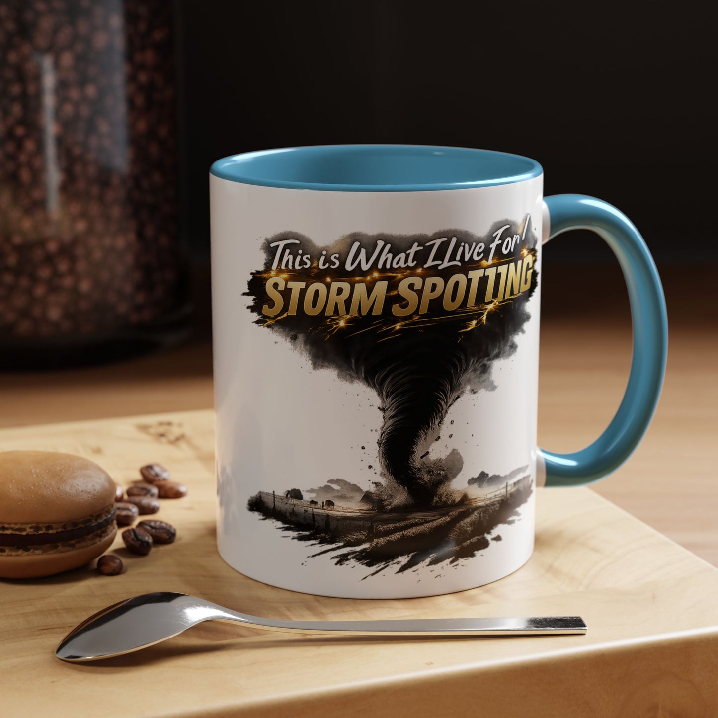"This Is What I Live For" Storm Spotting Coffee Mug —Tornado Design (11/15oz)