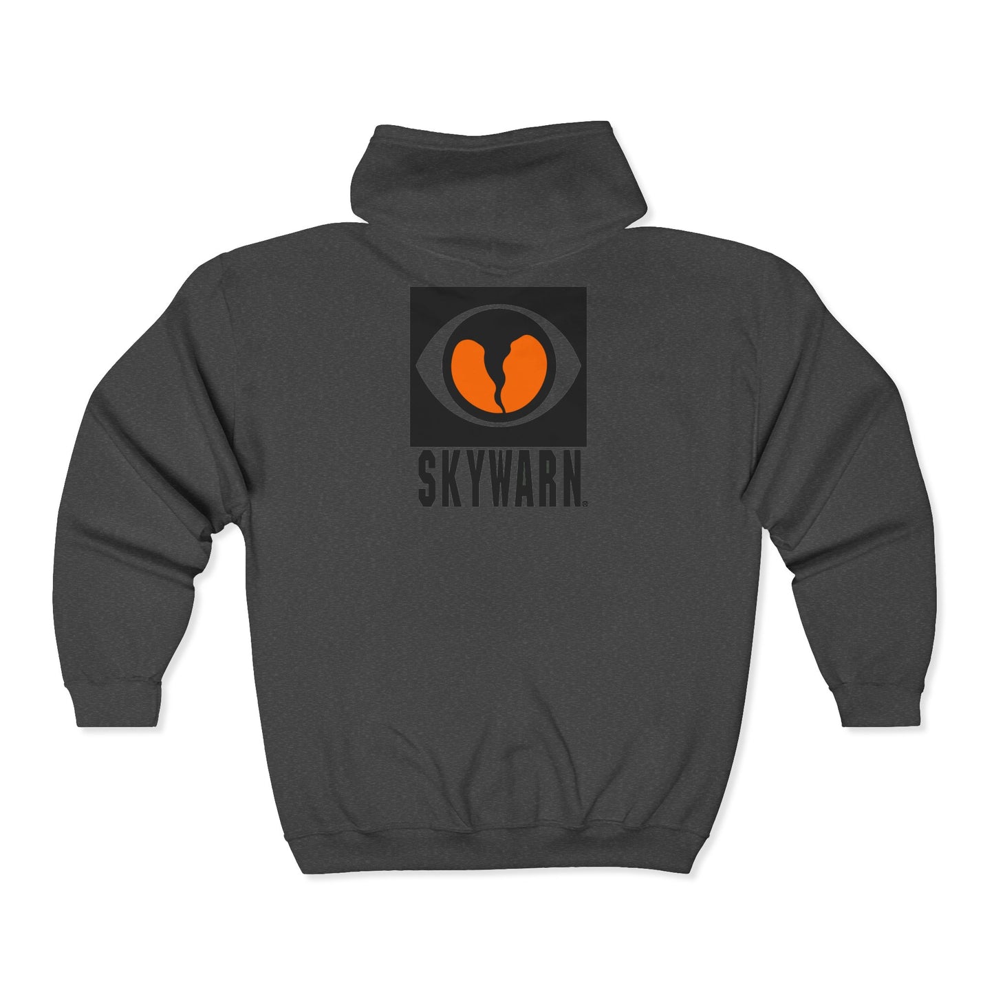 Skywarn Logo Zip Hoodie — Storm Spotter Weather Watch Hooded Sweatshirt
