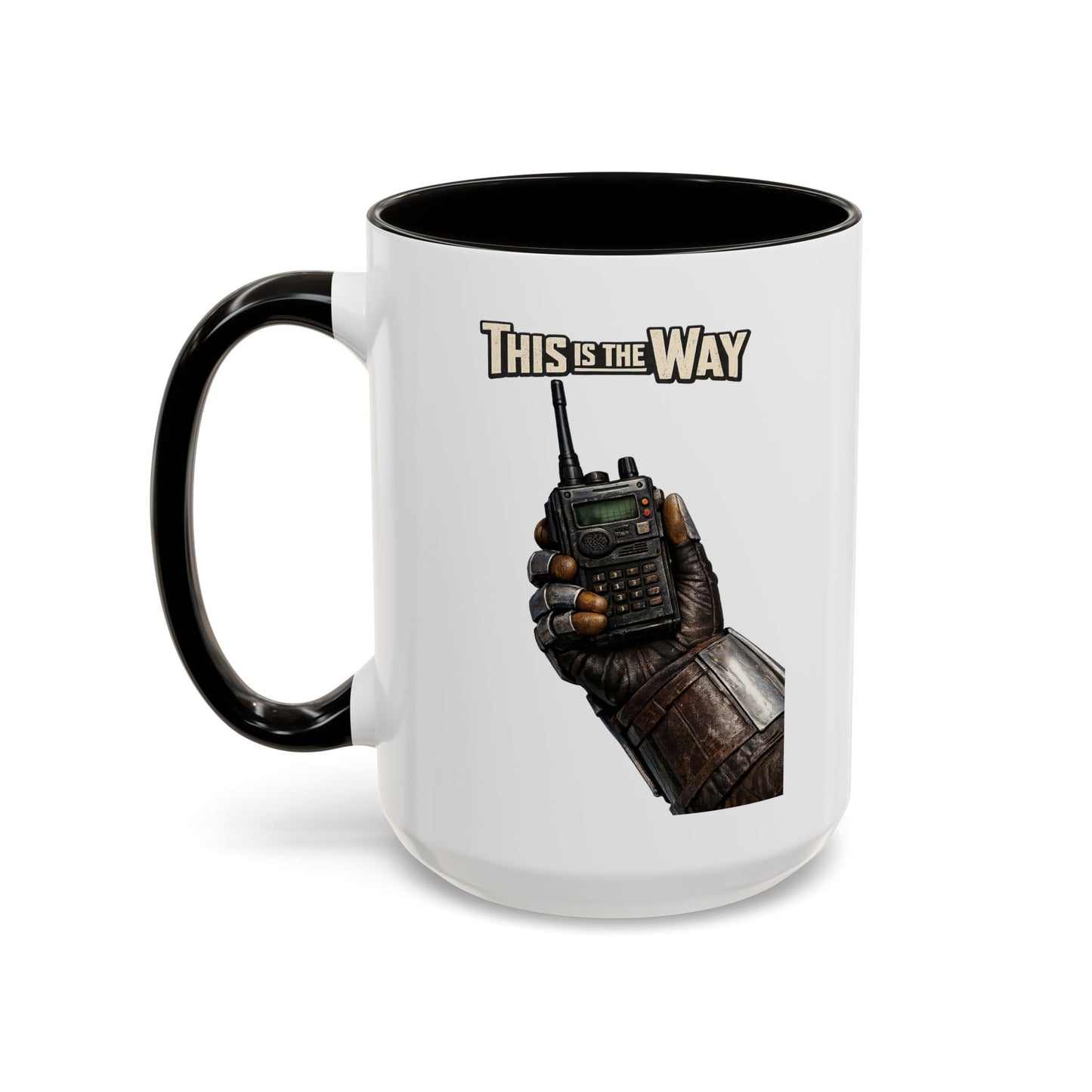 This Is The Way Mug — Mandalorian Radio Hand Coffee Cup (11oz & 15oz)