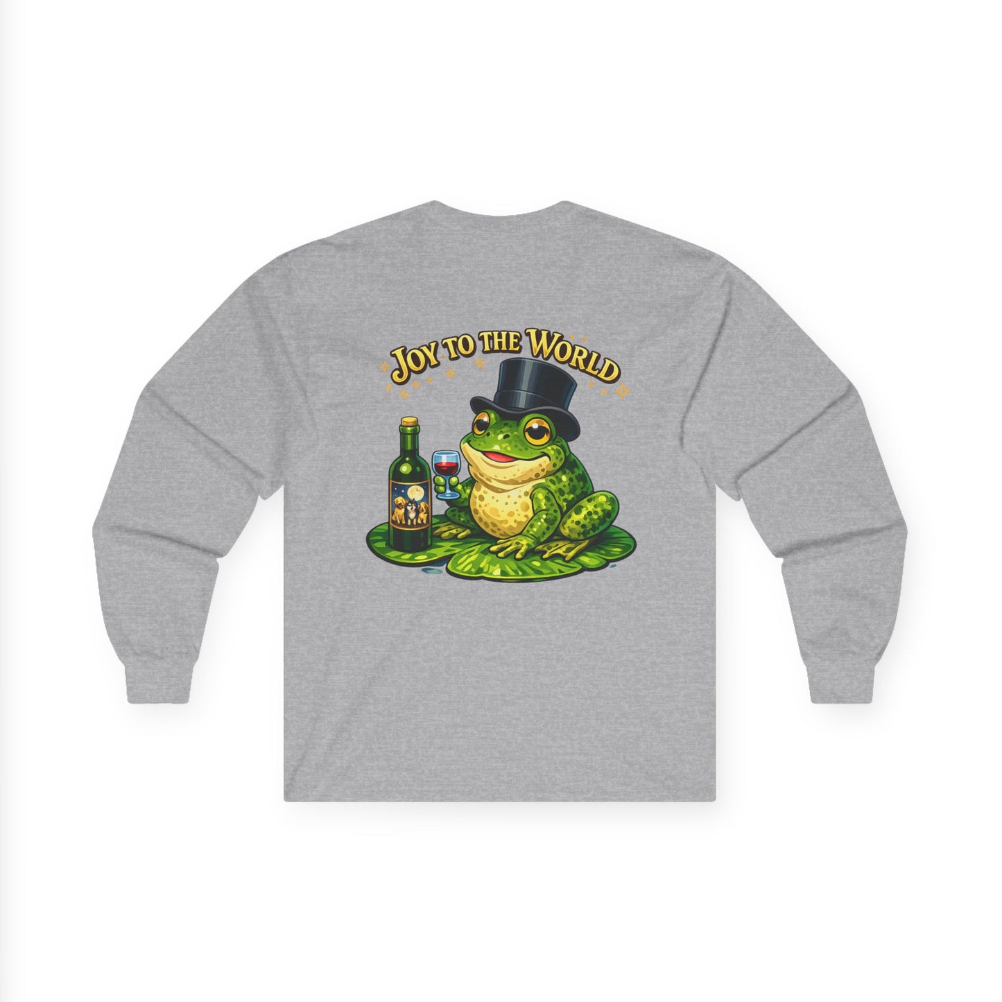 Joy to the World Frog Long Sleeve Tee
