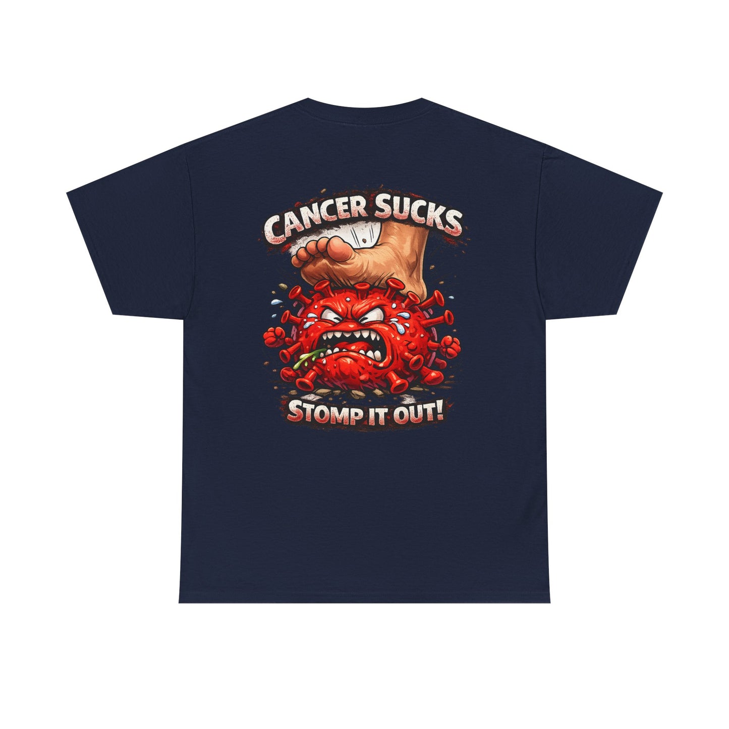 Cancer Sucks Tee — Stomp It Out Cancer Awareness T-Shirt