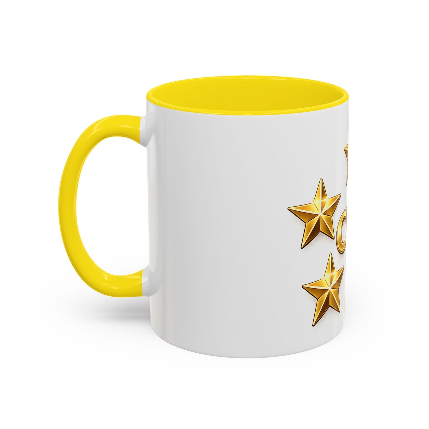 CVE Gold Star Coffee Mug — 11/15oz Accent Ceramic Mug