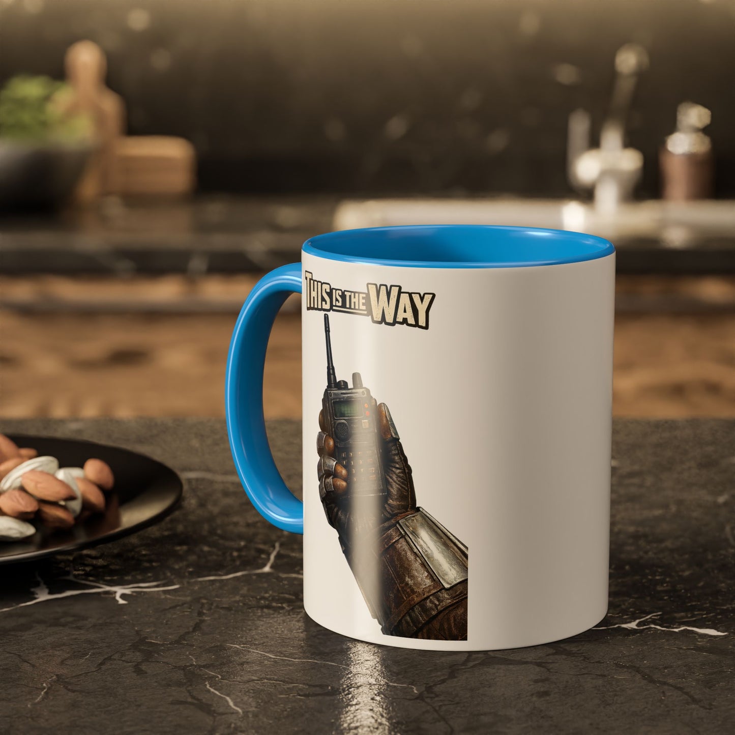 This Is The Way Mug — Mandalorian Radio Hand Coffee Cup (11oz & 15oz)