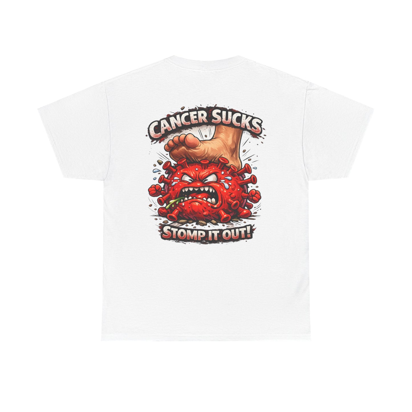 Cancer Sucks Tee — Stomp It Out Cancer Awareness T-Shirt