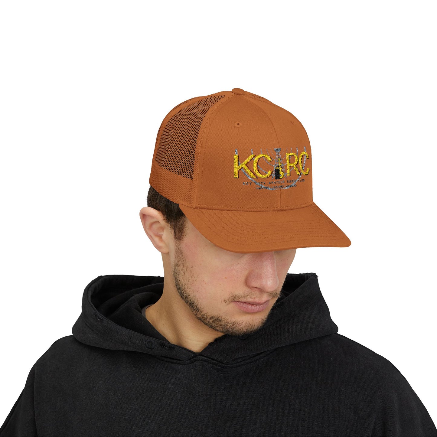 KCARC Embroidered Trucker Hat — Key City Amateur Radio Club Snapback