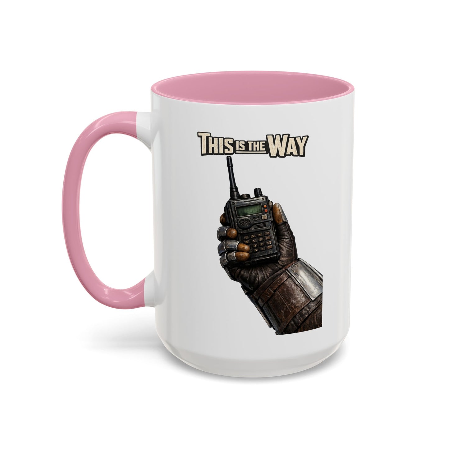 This Is The Way Mug — Mandalorian Radio Hand Coffee Cup (11oz & 15oz)