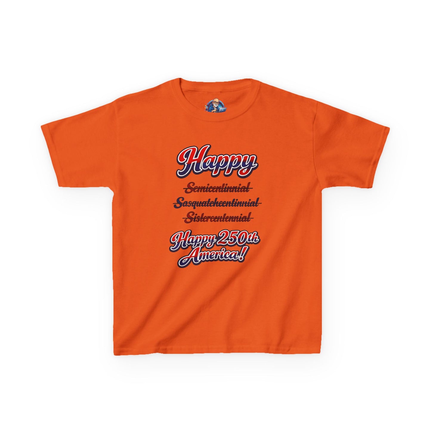 Kids Tee — Bold 250th Celebration Tee-Shirt