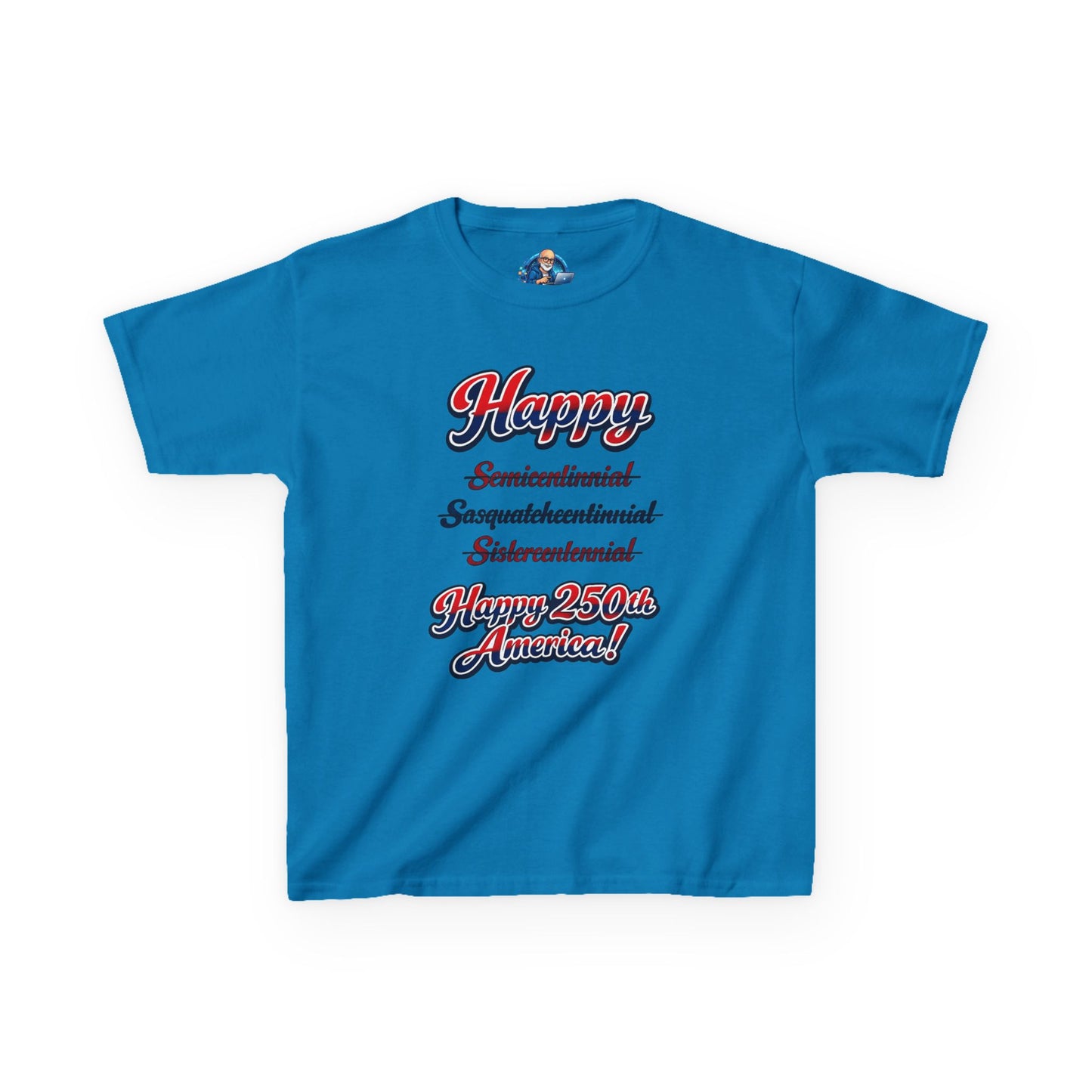 Kids Tee — Bold 250th Celebration Tee-Shirt