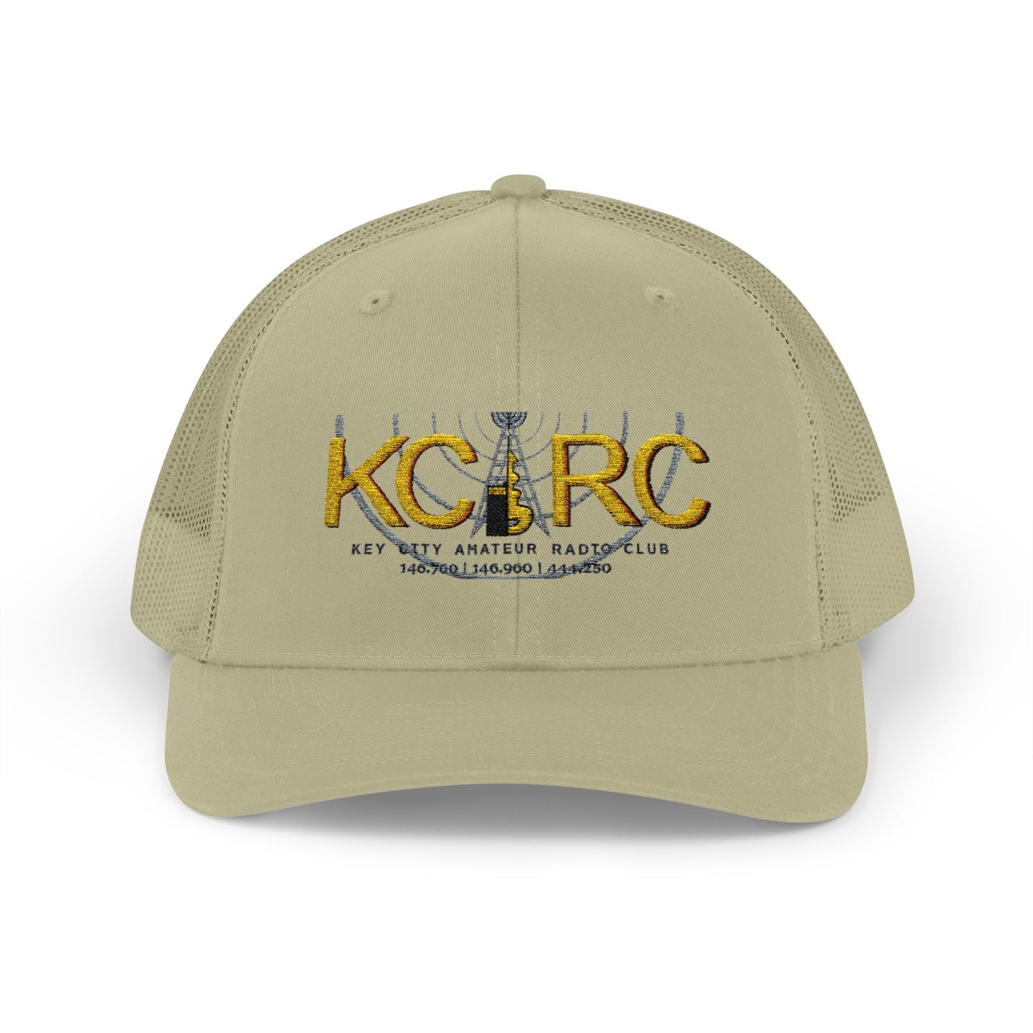 KCARC Embroidered Trucker Hat — Key City Amateur Radio Club Snapback