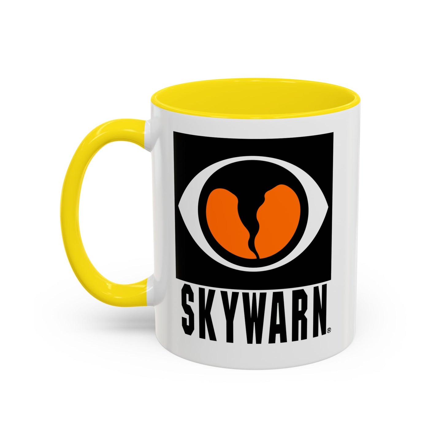 Skywarn Logo Accent Coffee Mug – Storm Spotter Weather Enthusiast Gift 11oz or 15oz