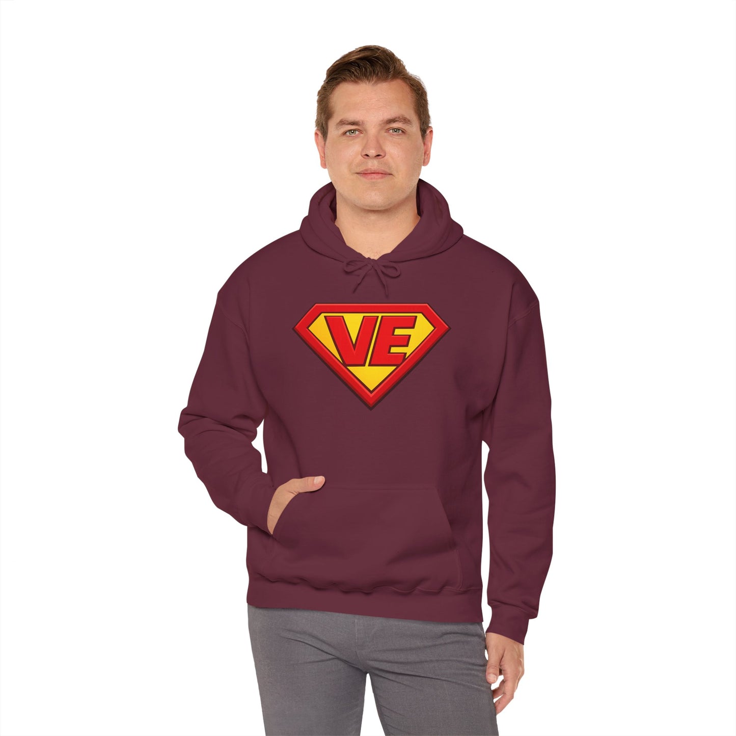 Volunteer Examiner Superhero Logo Hoodie