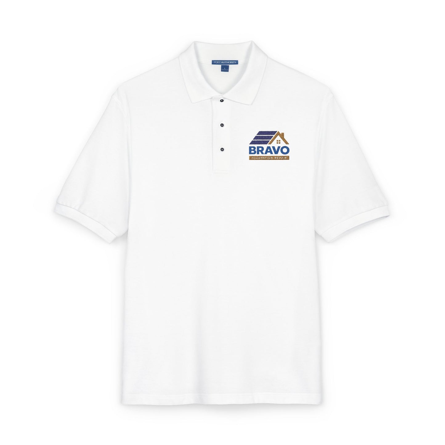 Bravo Construction Embroidered Polo Shirt