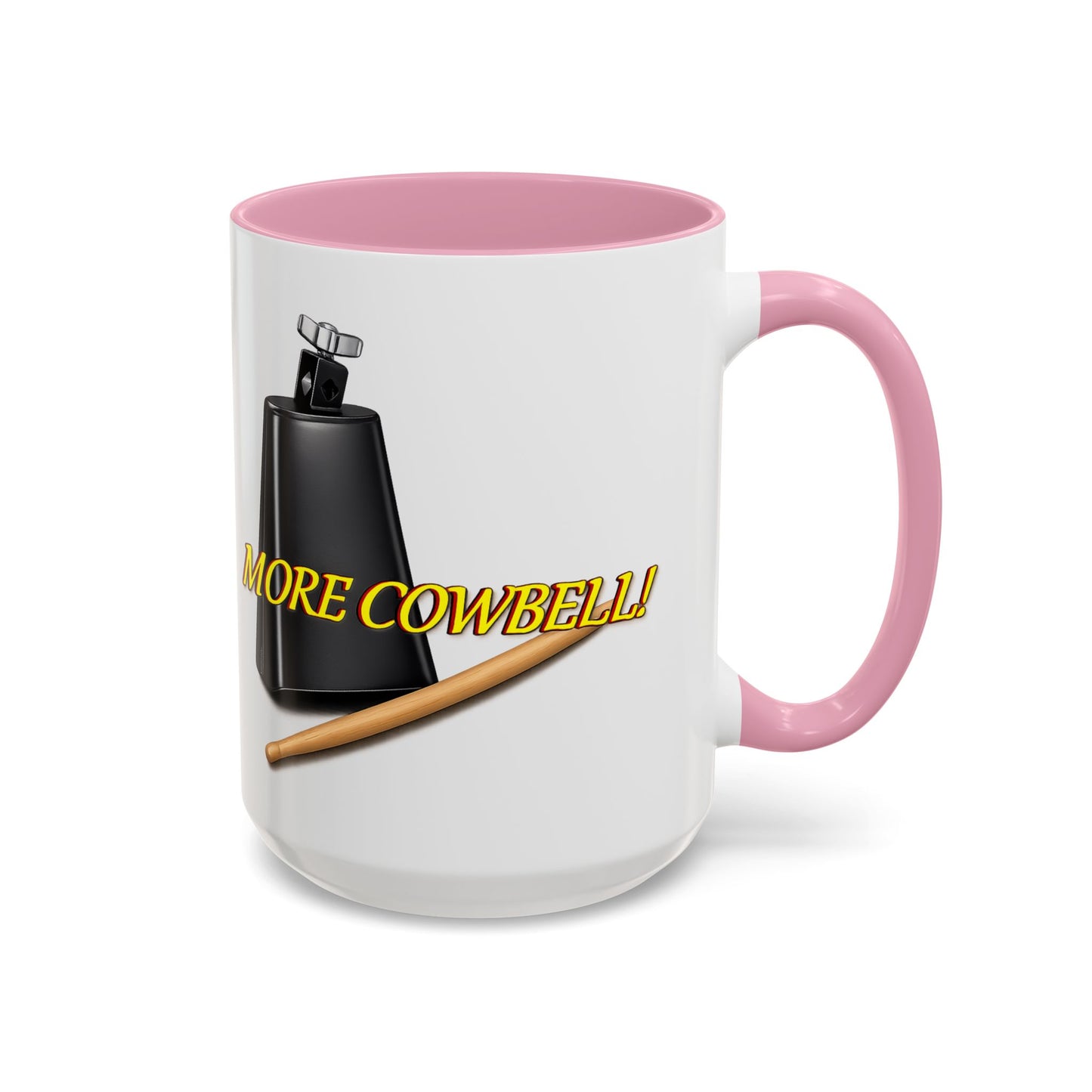 More Cowbell Mug — Funny Cowbell Coffee Cup (11oz/15oz)