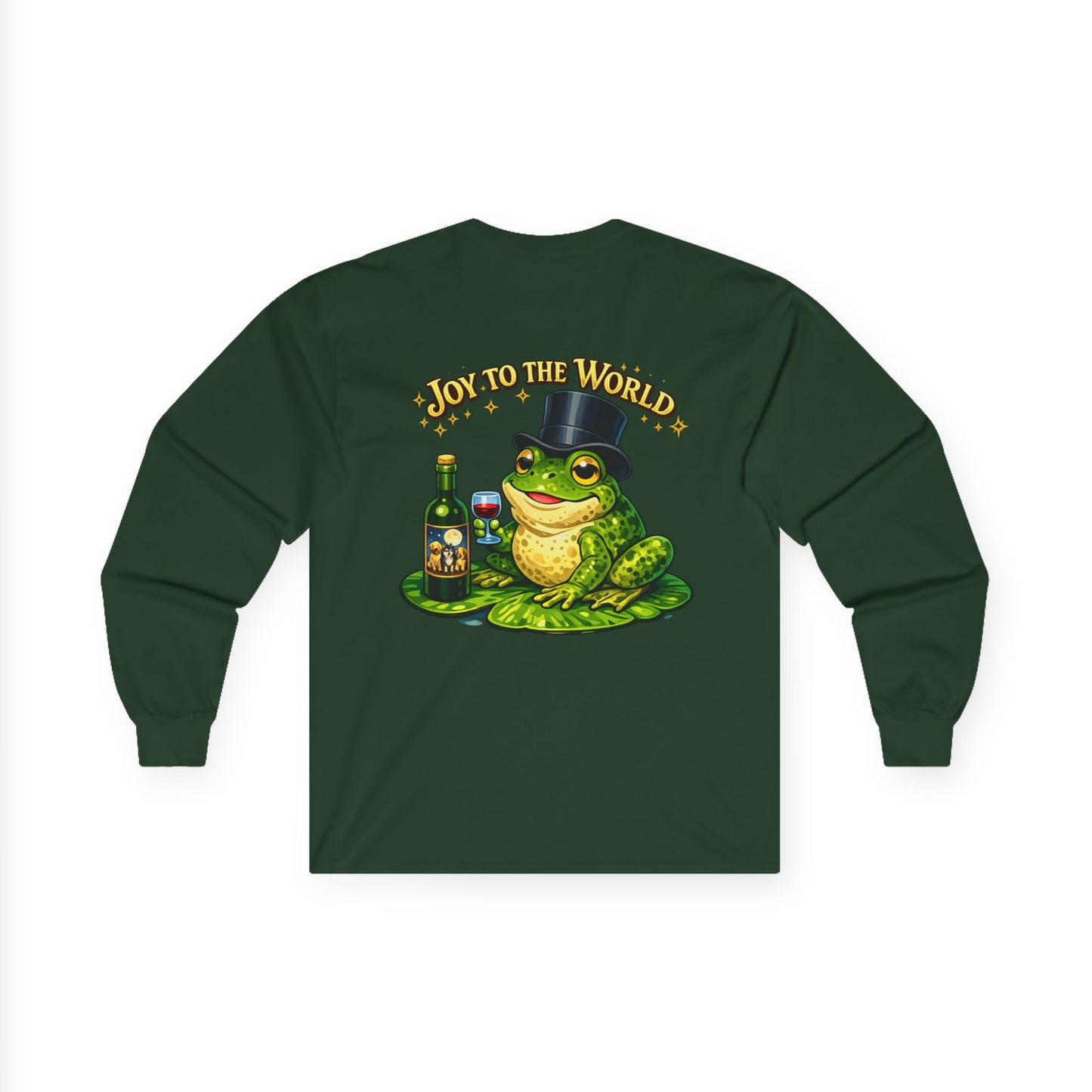 Joy to the World Frog Long Sleeve Tee