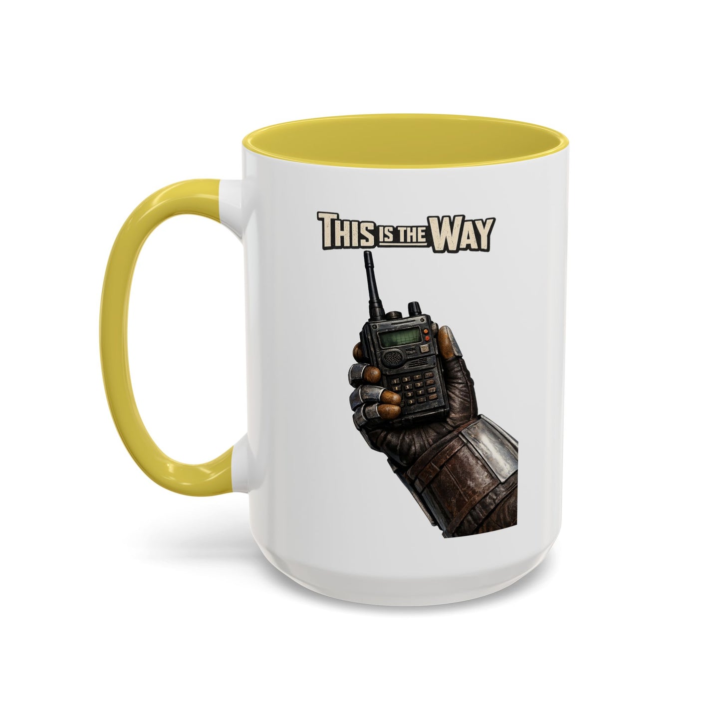 This Is The Way Mug — Mandalorian Radio Hand Coffee Cup (11oz & 15oz)