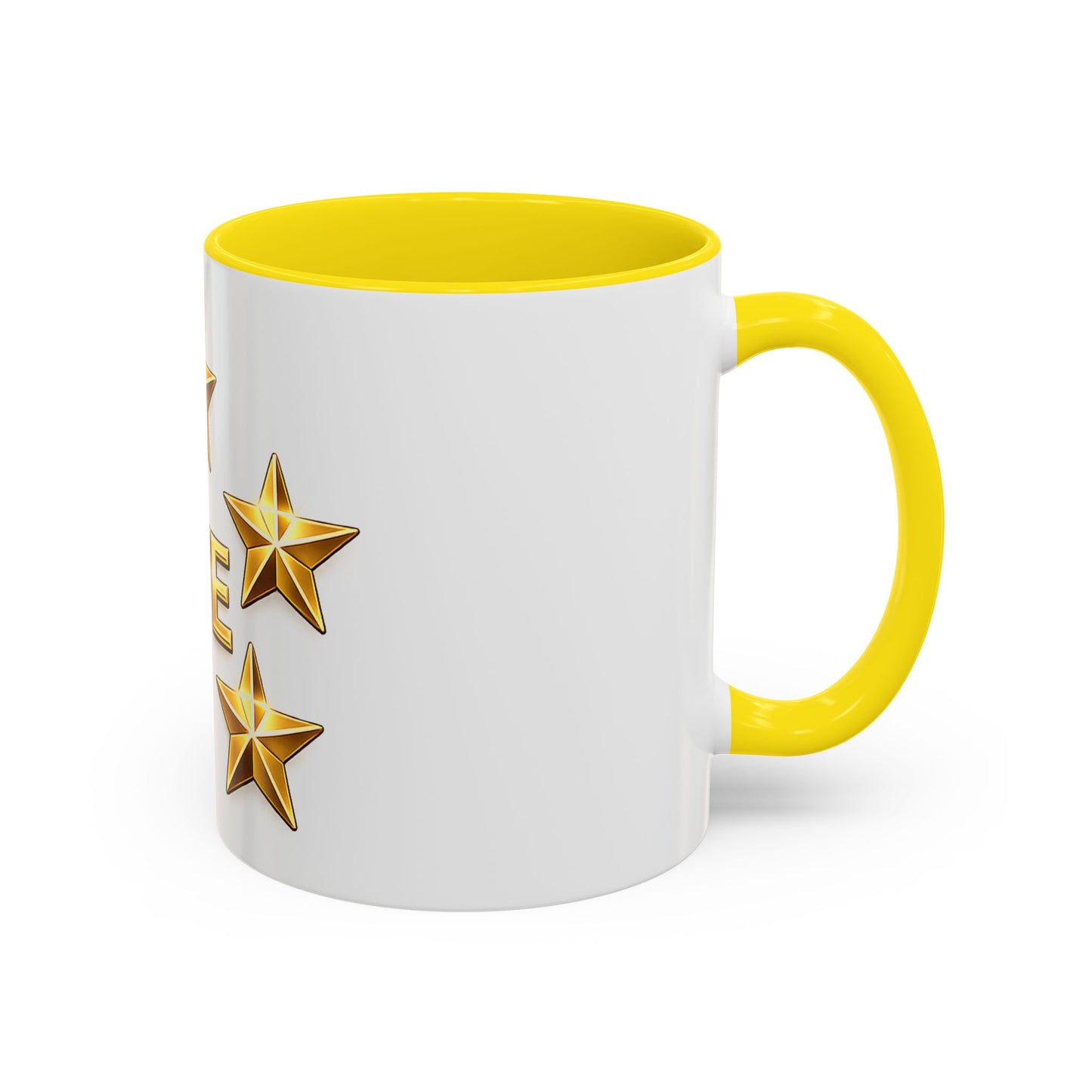 CVE Gold Star Coffee Mug — 11/15oz Accent Ceramic Mug