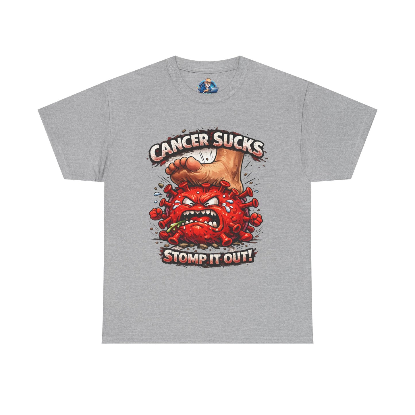 Cancer Sucks Tee — Stomp It Out Cancer Awareness T-Shirt