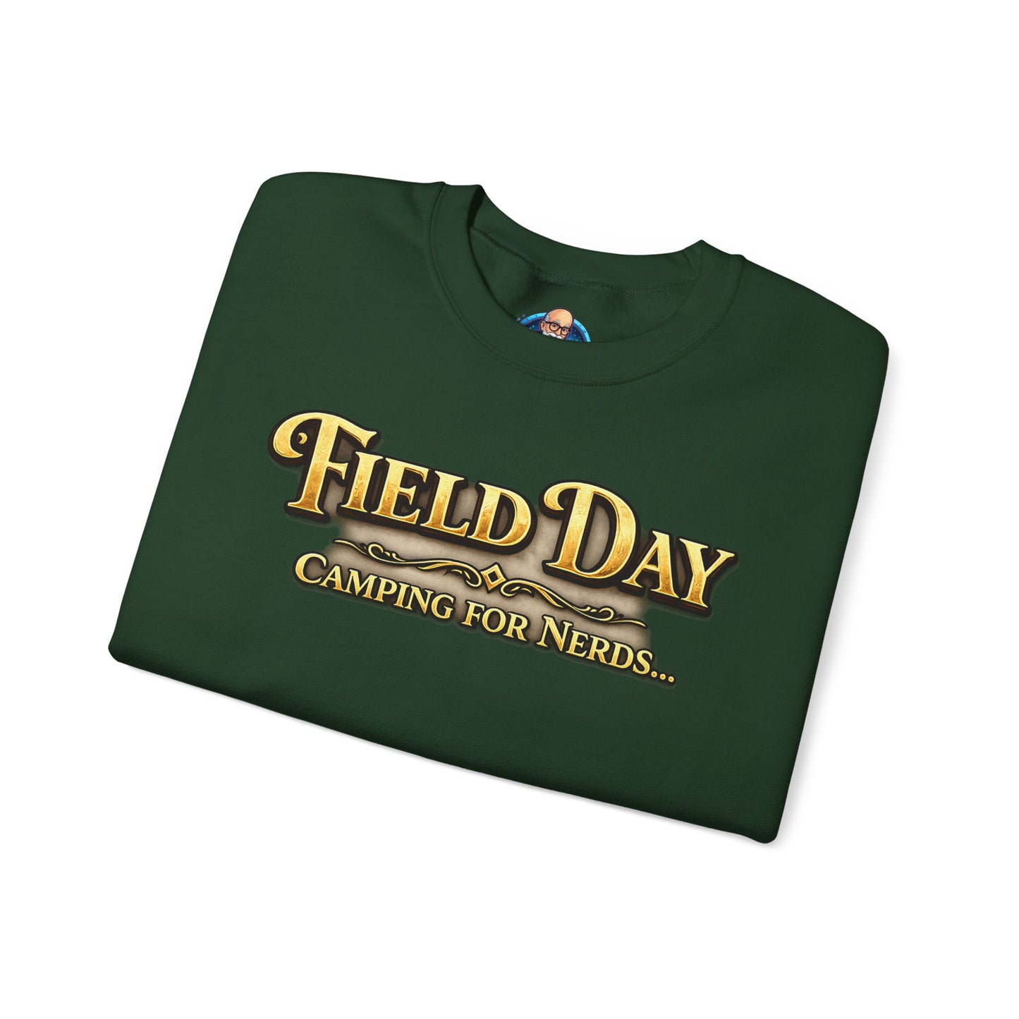 "Field Day: Camping for Nerds" Vintage Logo