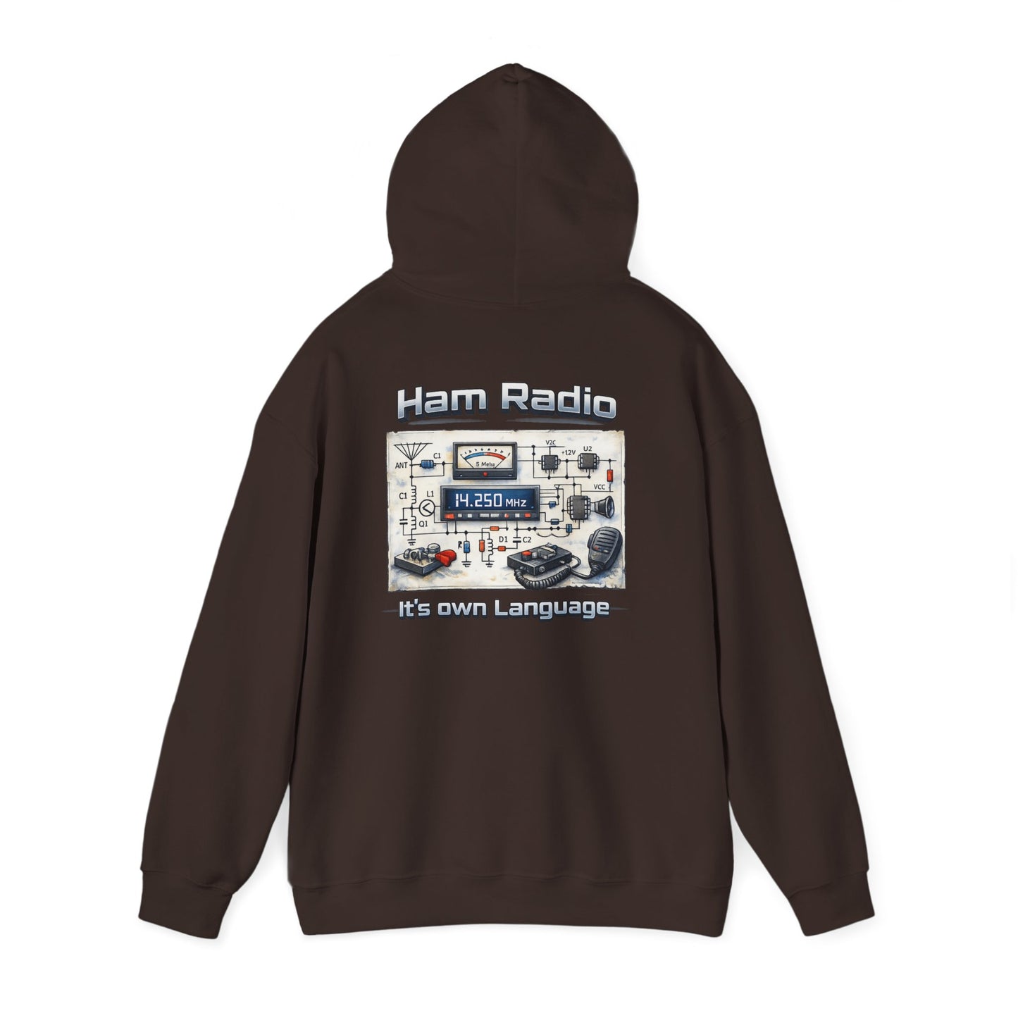 "Ham Radio: It's Our Language" Pullover for Amateur Radio Enthusiasts