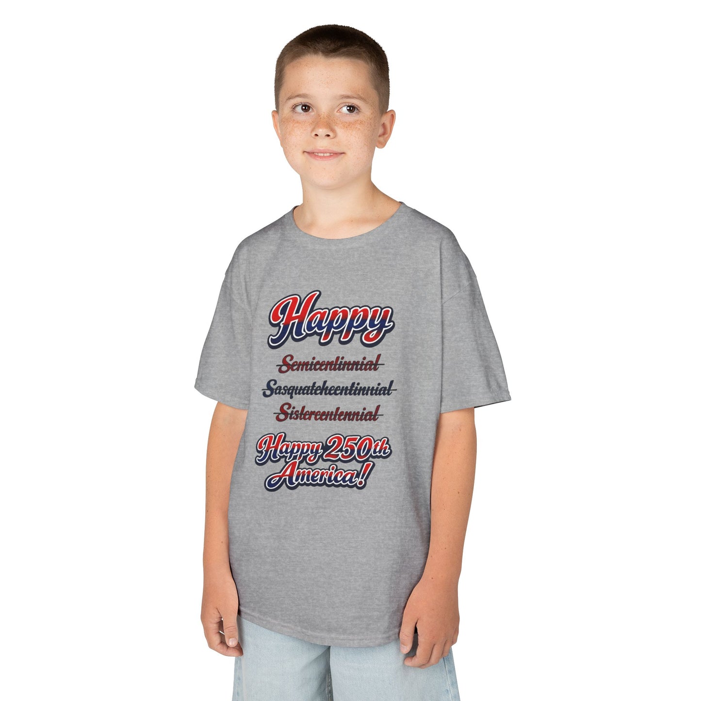 Kids Tee — Bold 250th Celebration Tee-Shirt