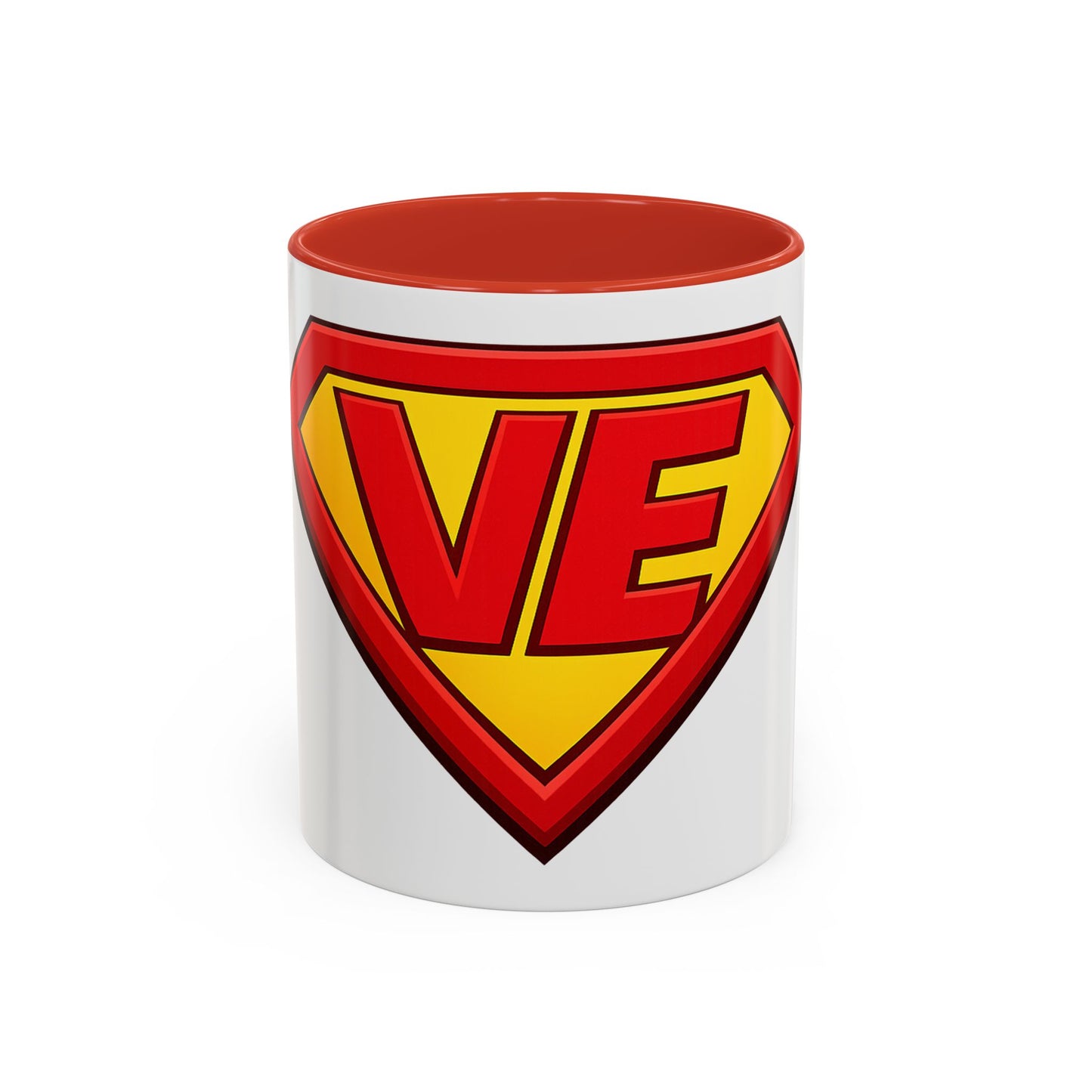 Volunteer Examiner Coffee Mug — Retro Superhero Design (11/15oz)