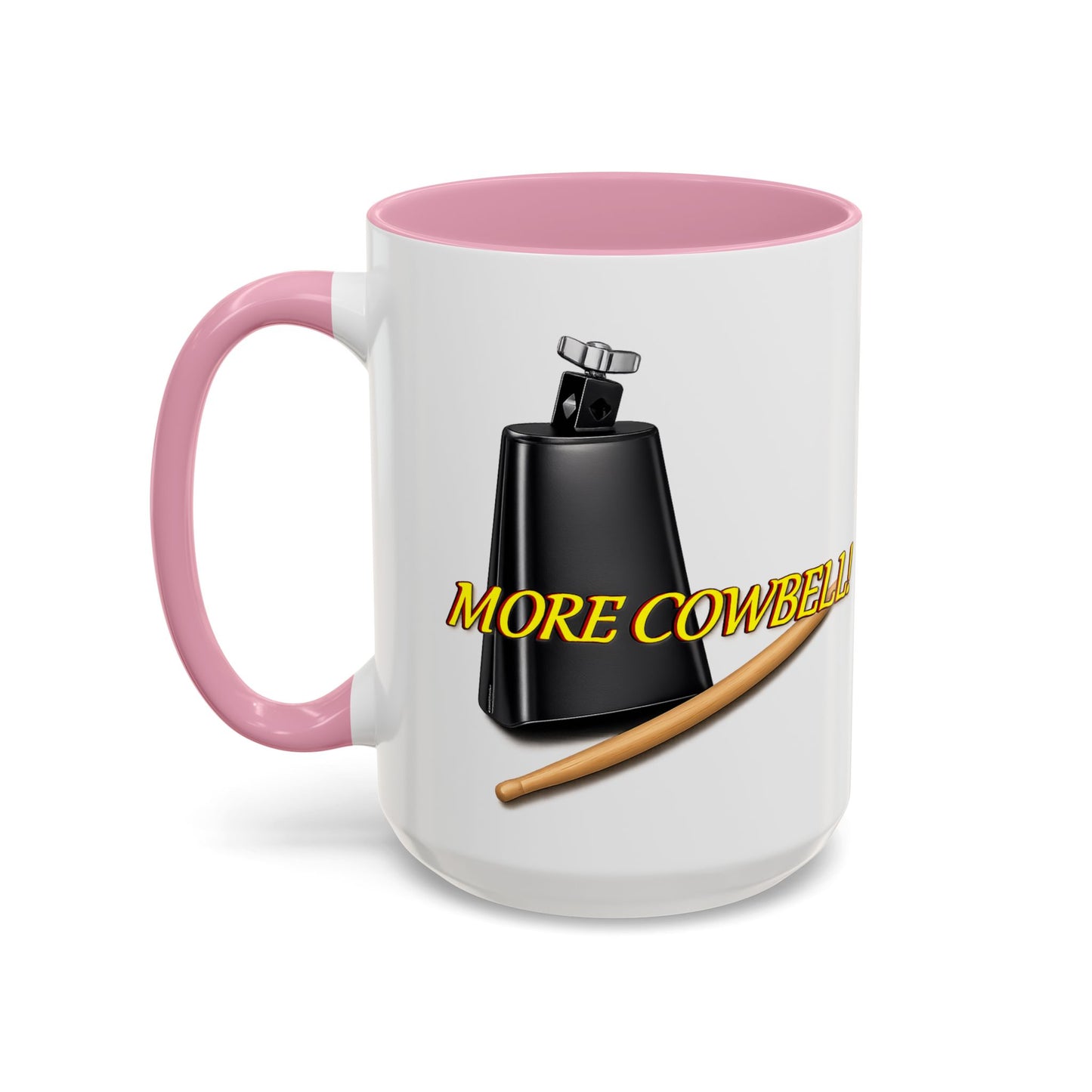 More Cowbell Mug — Funny Cowbell Coffee Cup (11oz/15oz)