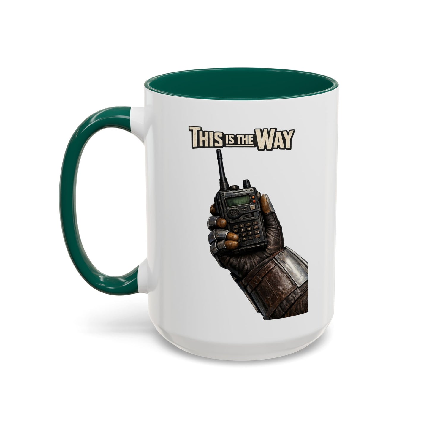 This Is The Way Mug — Mandalorian Radio Hand Coffee Cup (11oz & 15oz)