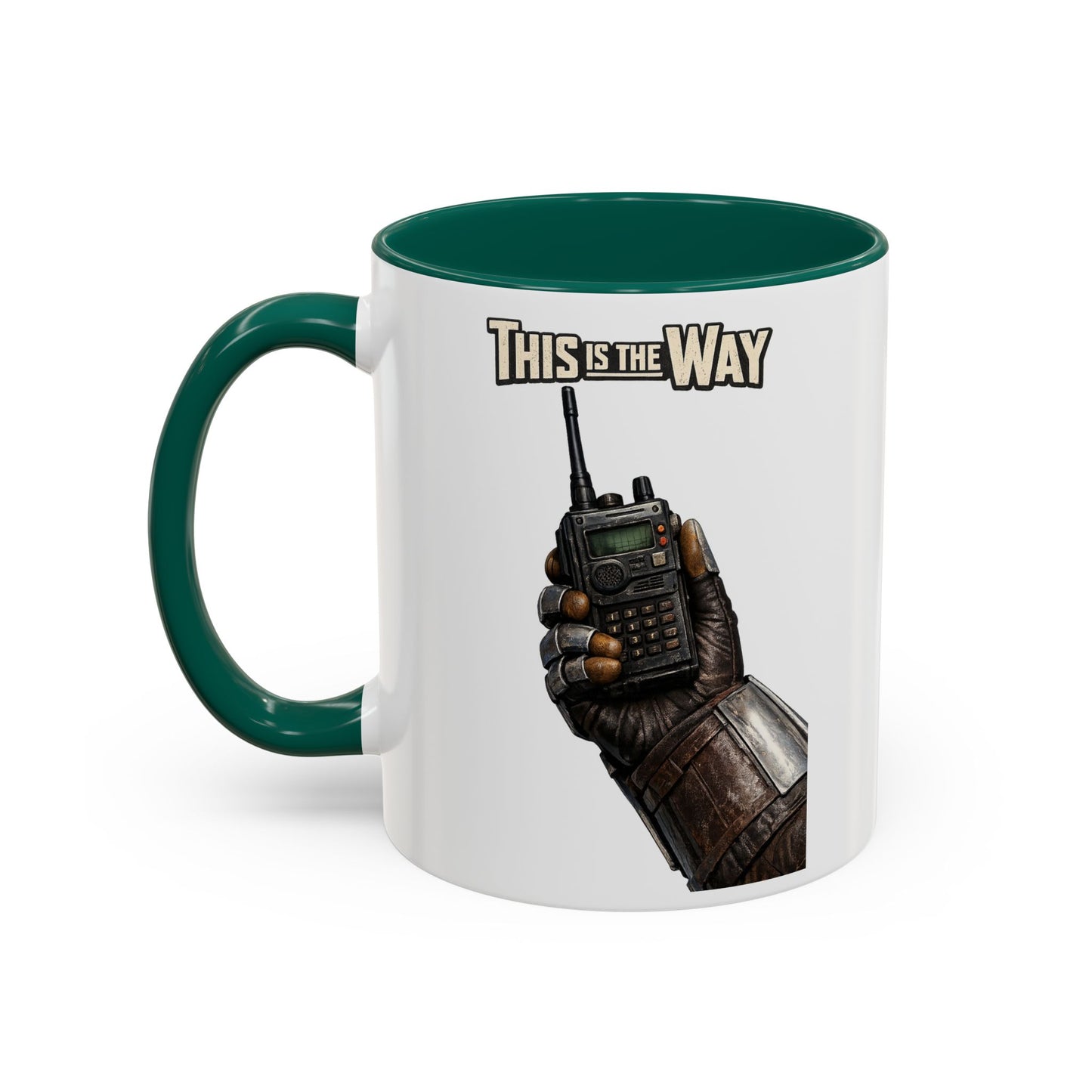 This Is The Way Mug — Mandalorian Radio Hand Coffee Cup (11oz & 15oz)