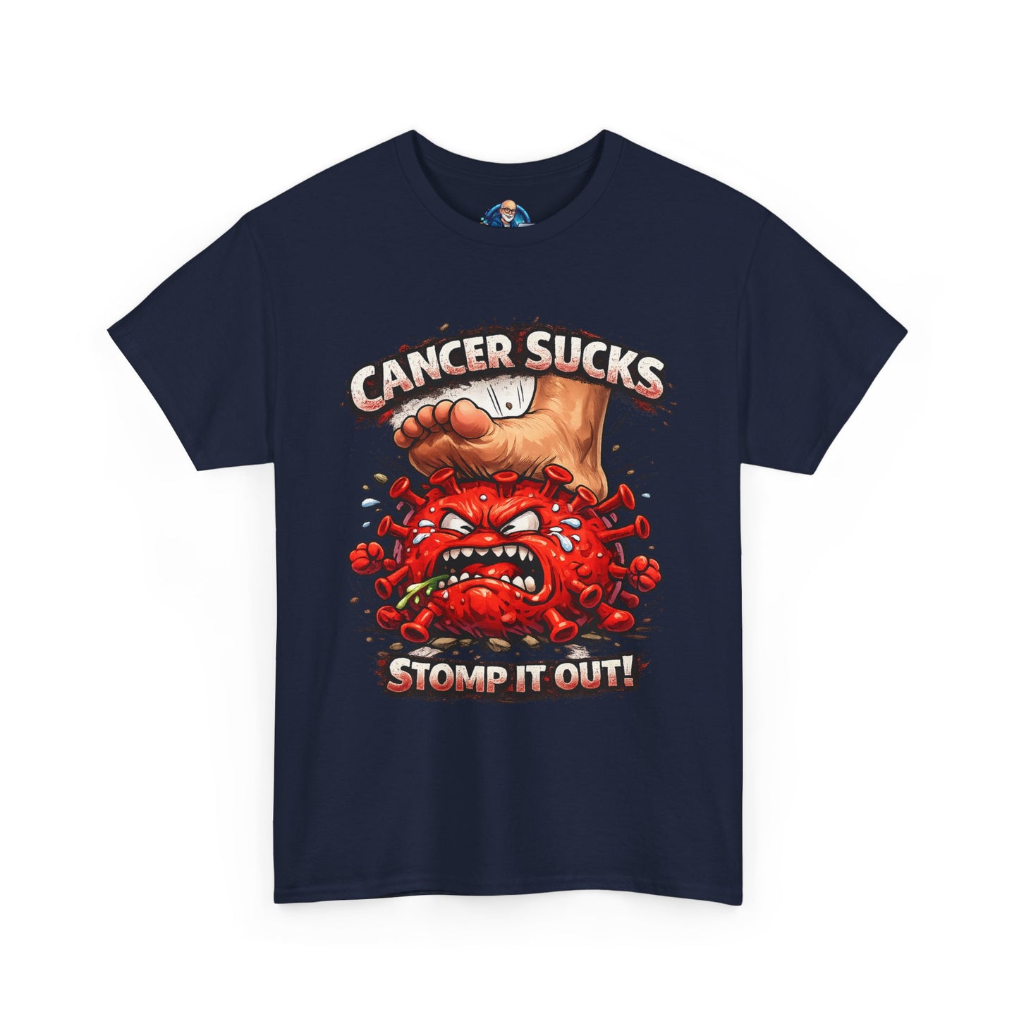 Cancer Sucks Tee — Stomp It Out Cancer Awareness T-Shirt