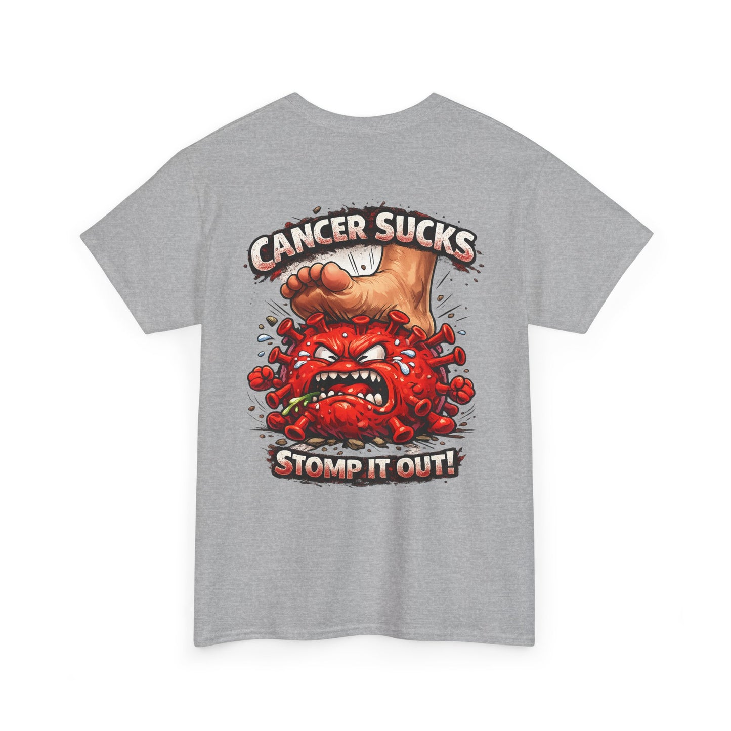 Cancer Sucks Tee — Stomp It Out Cancer Awareness T-Shirt